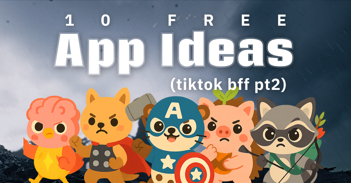10 AI app ideas to vibe code in < 48H