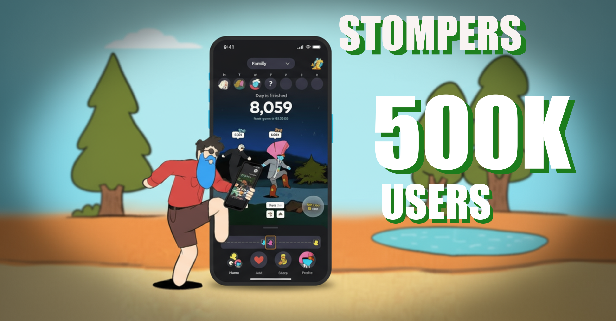 Steps Leaderboard App Hits 500K Users
