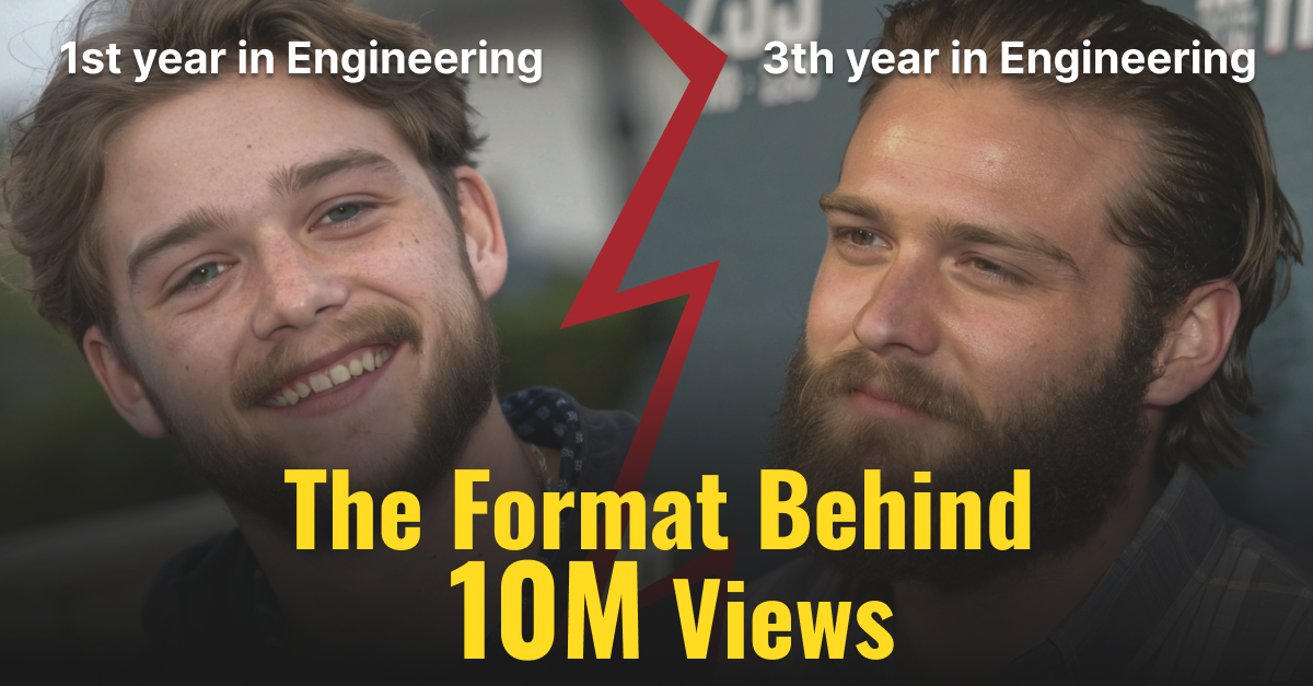The 1st Year vs 3rd Year Glow-Down Format