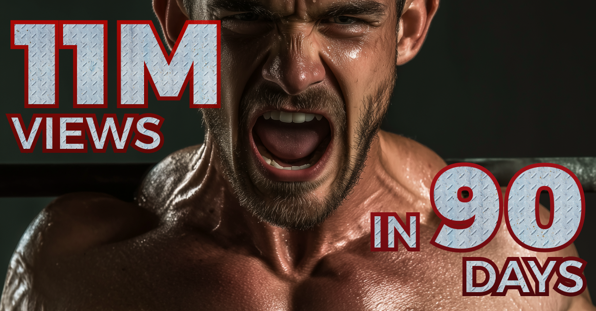 Alpha male app pulls 11M views in 90 days