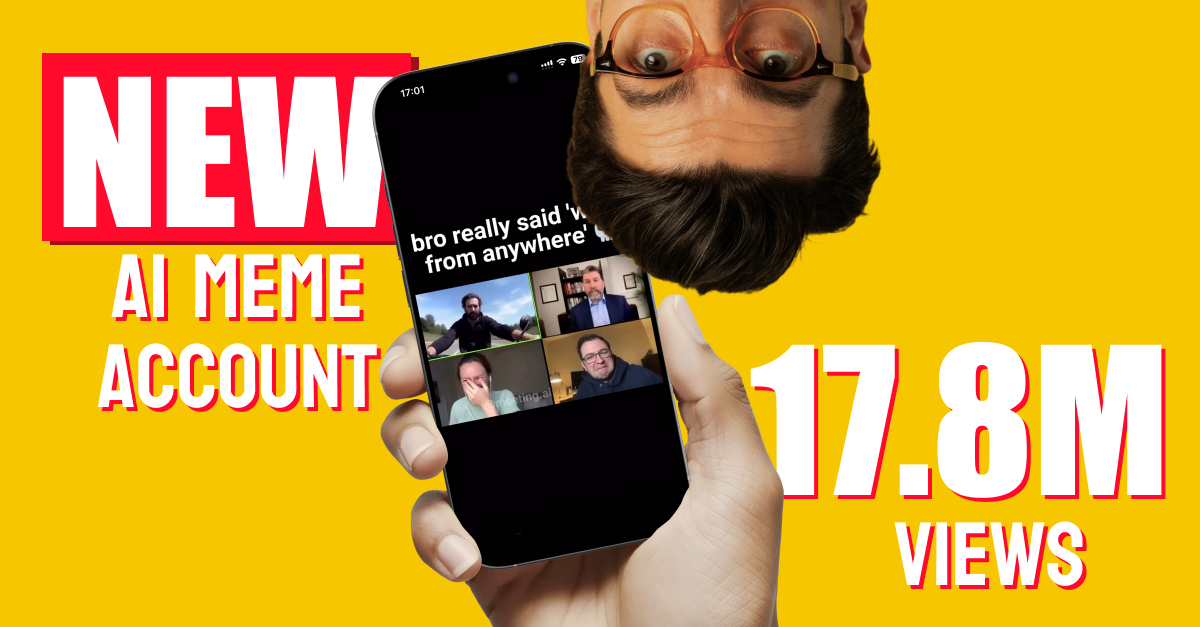 Targeted AI meme does 17.8M on new brand account