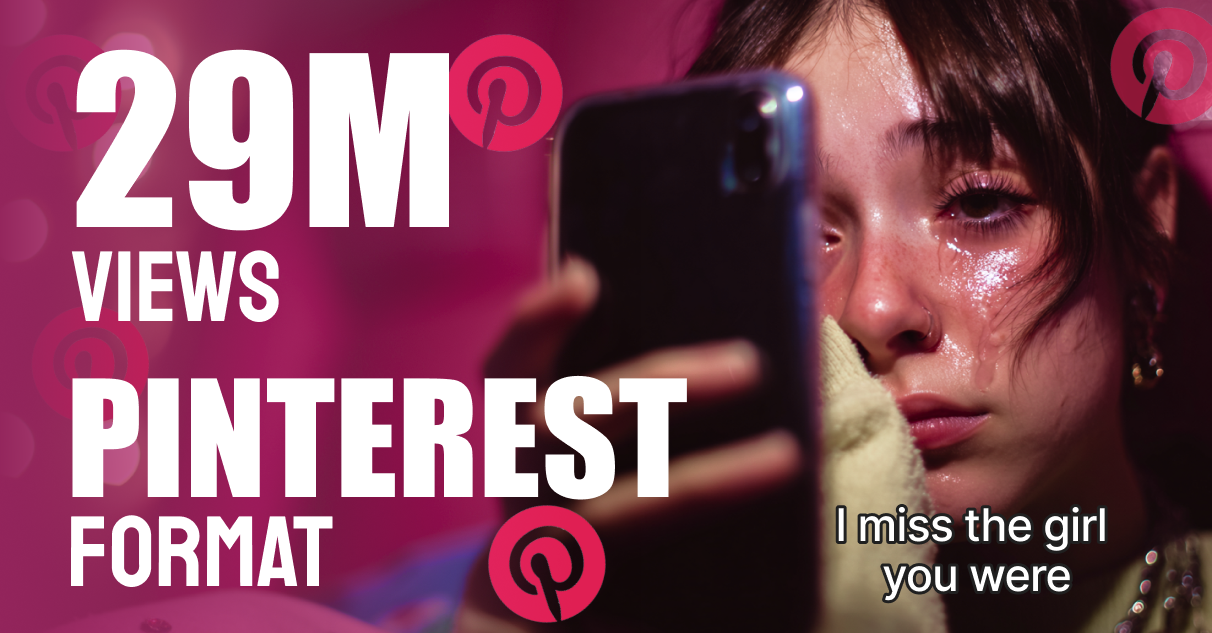 29M views Pinterest format