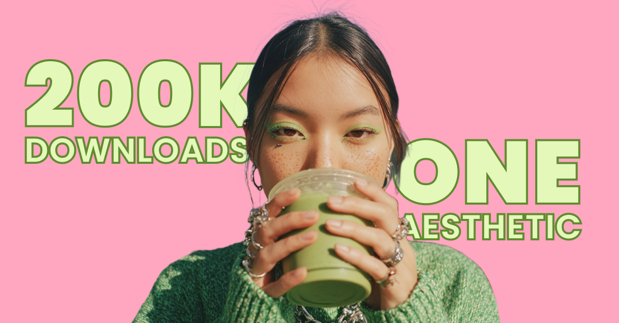 One aesthetic format and 200,000 downloads later
