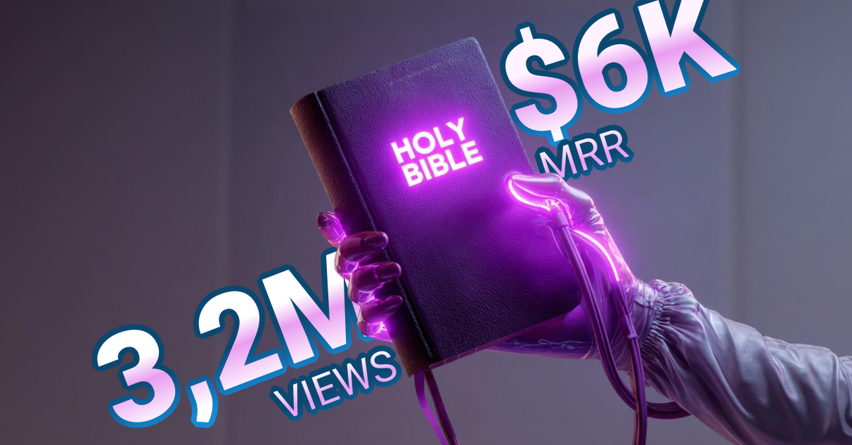 Gamified Bible App Secures $6K MRR Despite Low Downloads