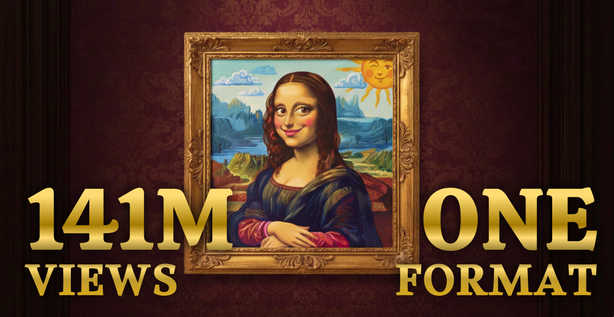 141 Million Views, One Faceless Format