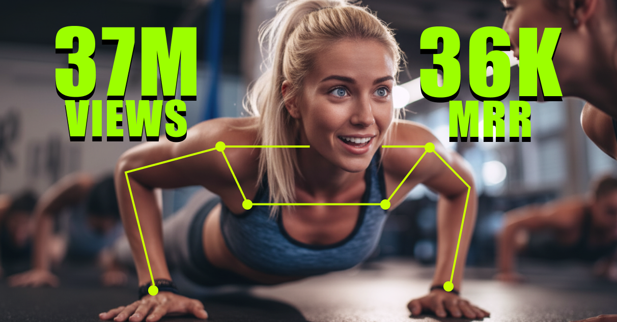 Fitness Screen Time Hits $36K MRR