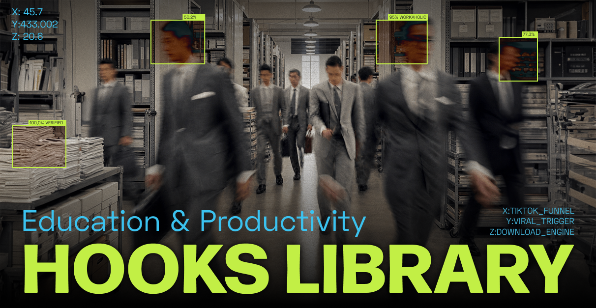 Education & Productivity Hooks Viral Hooks Collection