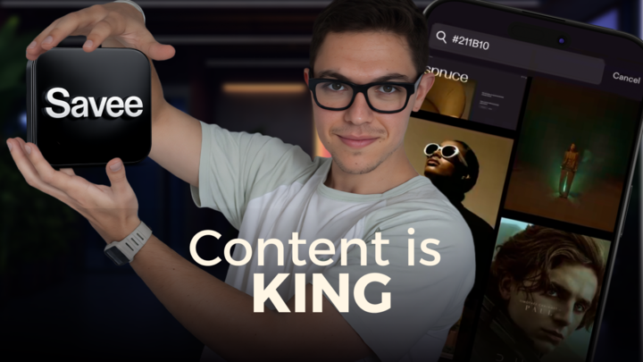 Savee: Content Focused, Minimal Interface | App Breakdown #20