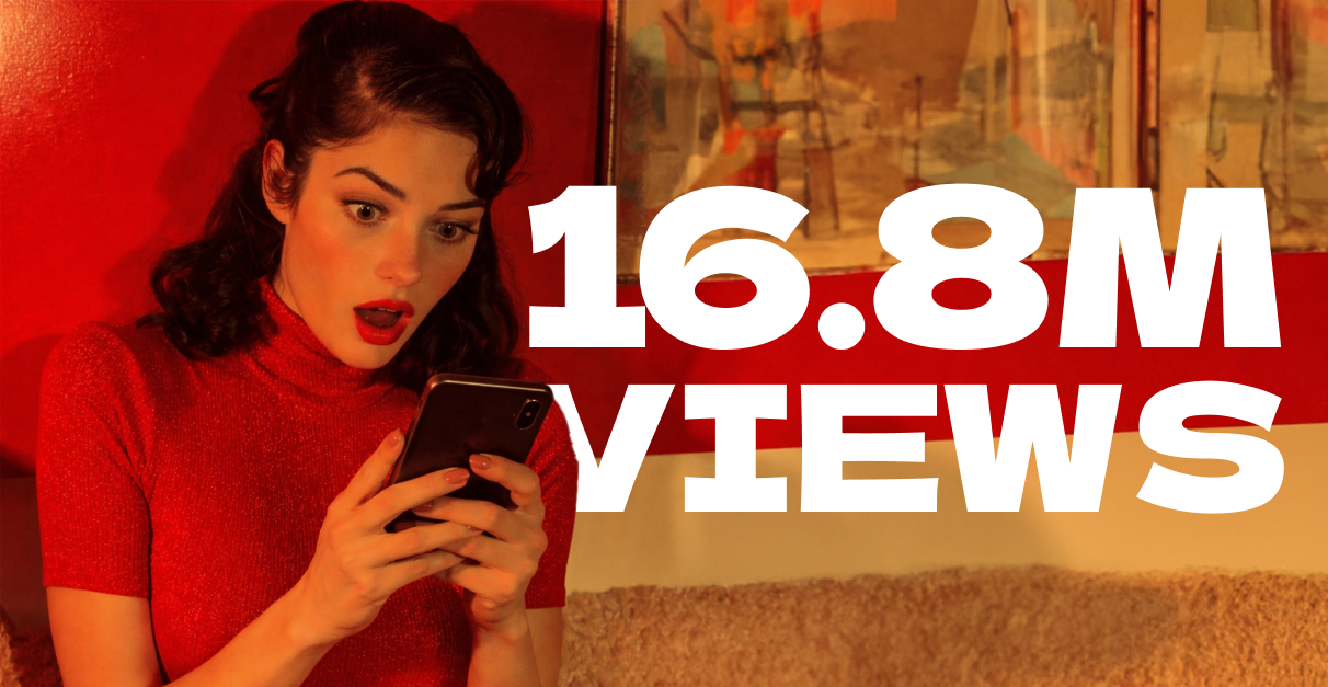 16.8M Views With 22-Account “Girlcode” Content Network