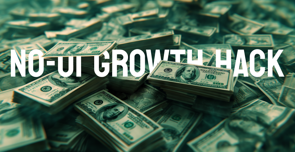 No UI == Wall of Text