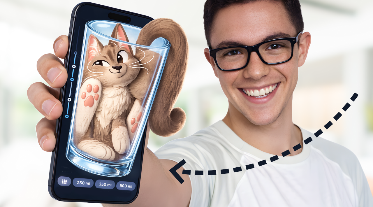 Water Tracker – Liquid Cats: Playful and Character-Driven Graphic Design | App Breakdown #36