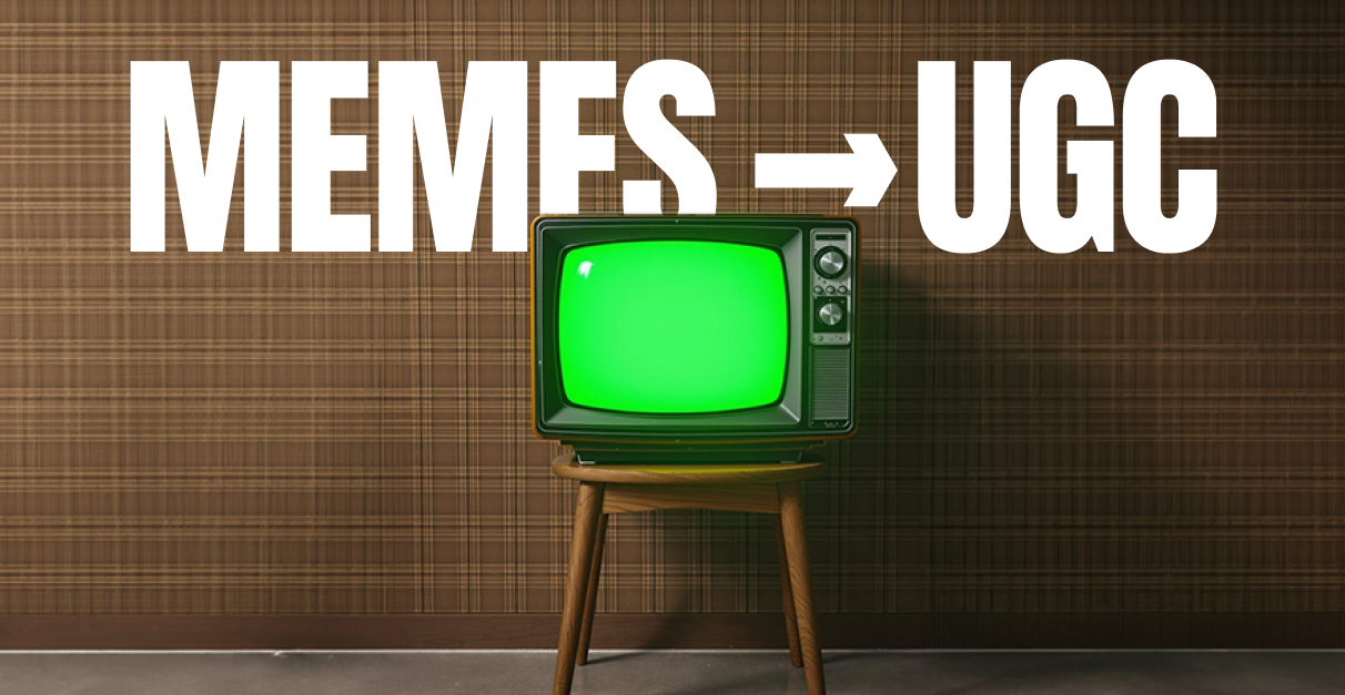 This Green Screen Meme Machine Is Now Switching Into UGC