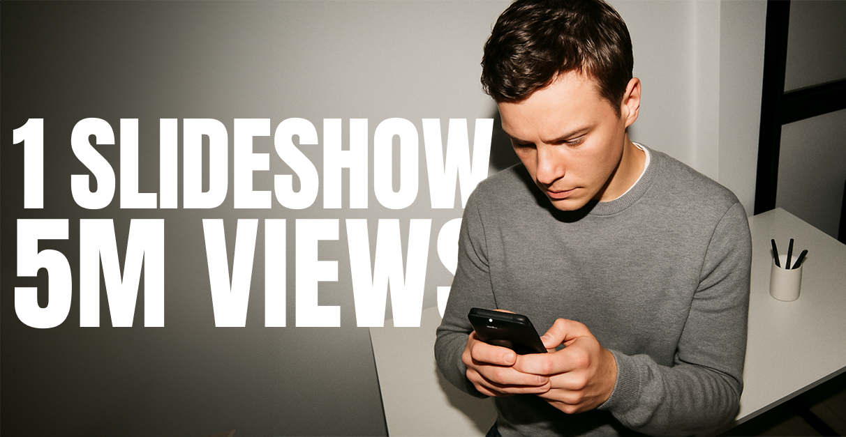 The Faceless Slideshow Format Behind 17M Organic Study Views